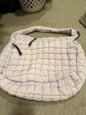 FP Movement by Free People Quilted Lavender Shoulder Bag